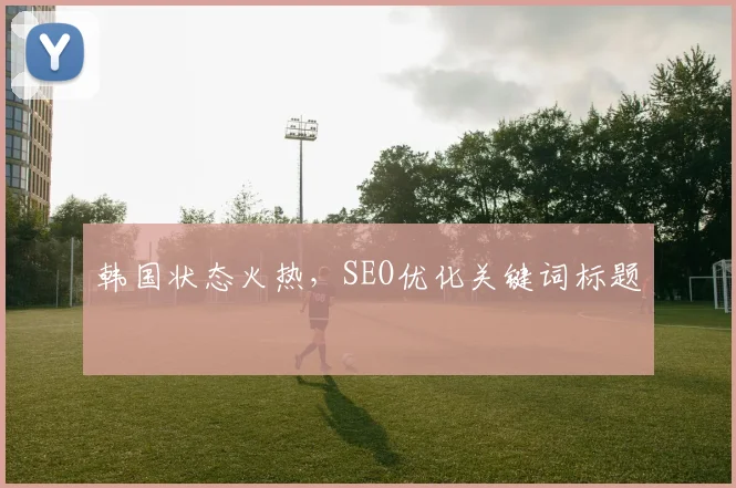 韩国状态火热，SEO优化关键词标题